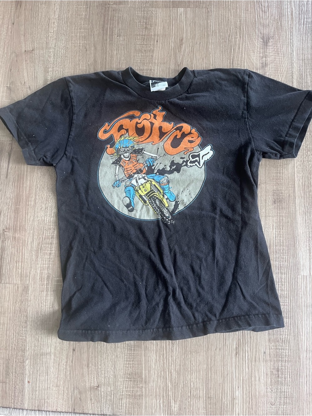 Vintage style Fox shirt - Kids Large